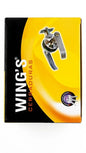 CHAPA MANIJA PESADA CON LLAVE " WINGS "