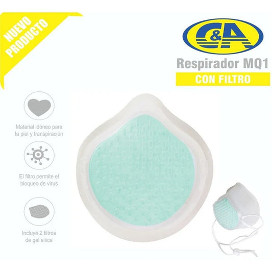 RESPIRADOR MQ1 CON FILTRO C&A