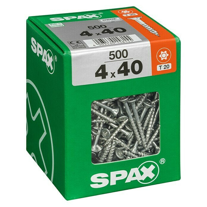 TORNILLO SPACK 4 X 40 (CAJA 500 UNIDADES)