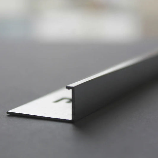 PERFIL ALUMINIO TIPO L BRILLANTE 12 mm x 2.40 mt