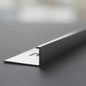 PERFIL ALUMINIO TIPO L BRILLANTE 12 mm x 2.40 mt