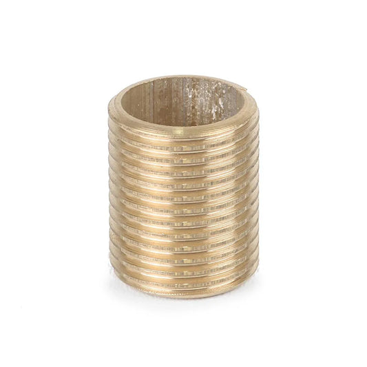 NIPLE BRONCE 1/2" x 6"   hilo corrido