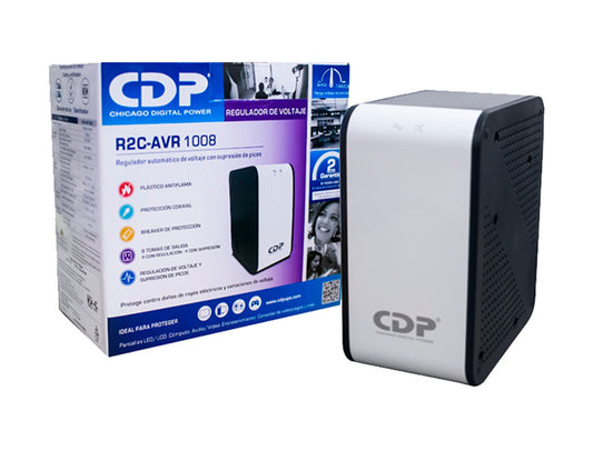 ESTABILIZADOR  8 TOMAS 1000VA/500W "CDP"