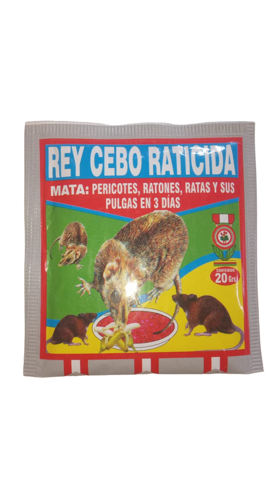 VENENO RATICIDA 20grs "REY CEBO"