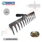 RASTRILLO METAL GALVANIZADO 12 DIENTES
