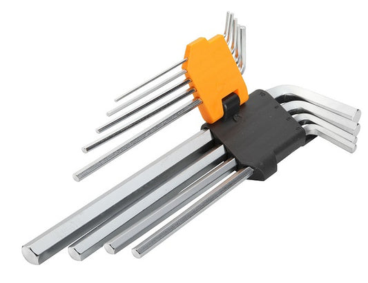 JUEGO LLAVES HEXAGONALES ALLEN LARGO 9pcs "TOLSEN"