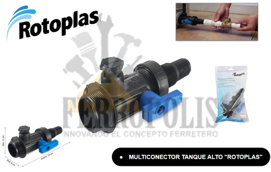 MULTICONECTOR TANQUE ALTO "ROTOPLAST"