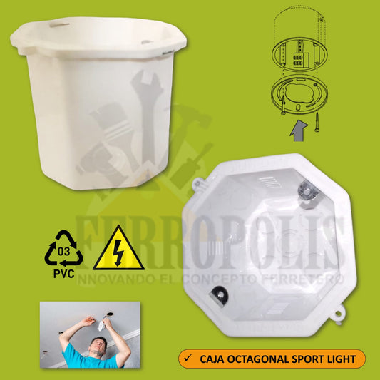 CAJA OCTAGONAL  HONDA  SPORTLIGHT 4" X 4"