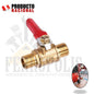 LLAVE PASO 1/4" BRONCE