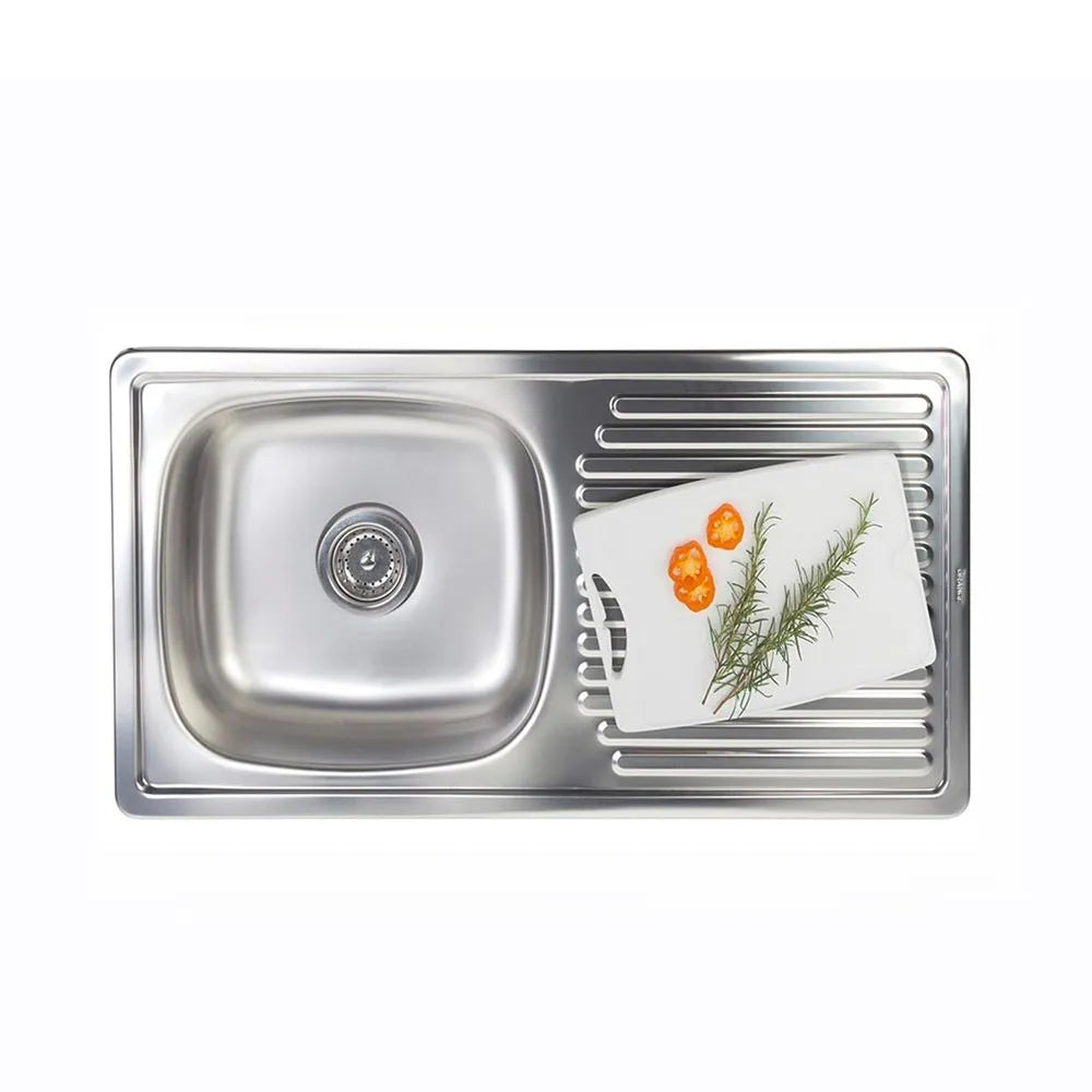 LAVADERO METAL 1 FOSA GRANDE 89.3 x 43cm "DURAINOX"