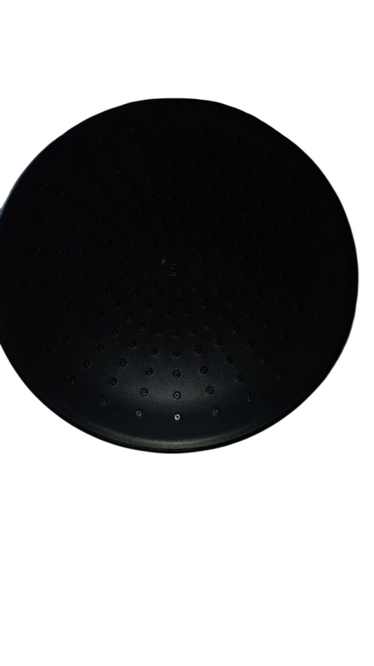 CABEZA DUCHA CIRCULAR NEGRA C/BRAZO  9" "DALY"