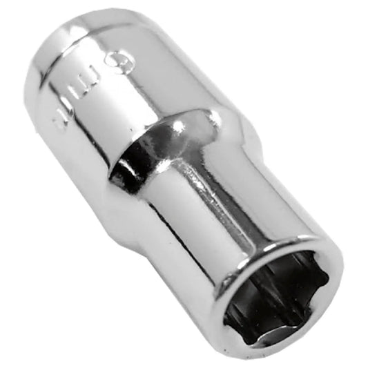 DADO MILIMETRICO 6 PUNTAS MANDO 1/4" X 6MM