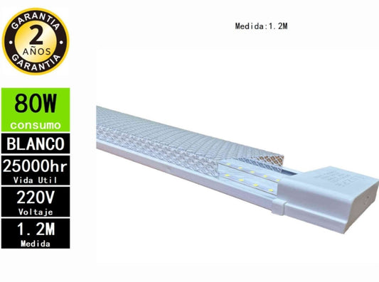 EQUIPO FLUORESCENTE LED 80W PREMIUN 120CM "LUZPE"