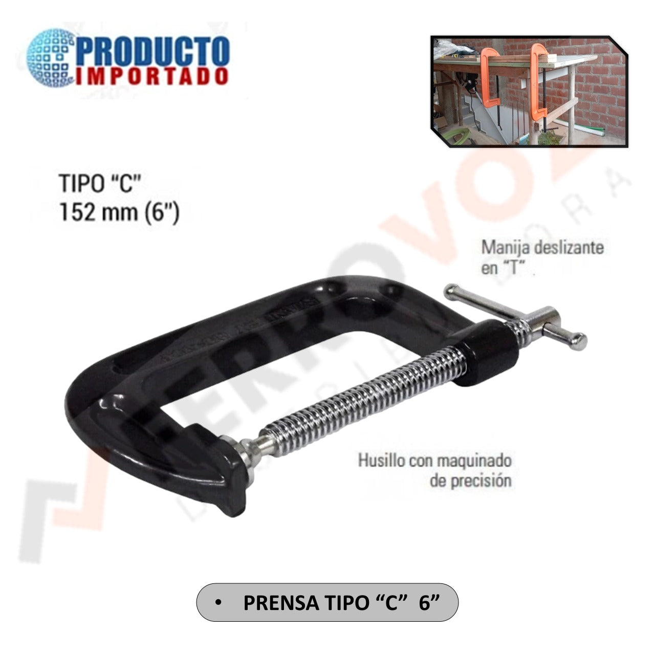 PRENSA  TIPO C "6" USO RUDO