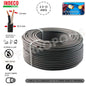CABLE VULCANIZADO 2 X 12AWG MONOFASICO "INDECO" (X100MTRS)
