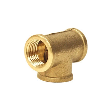 TEE BRONCE 3/8  ROSCADO