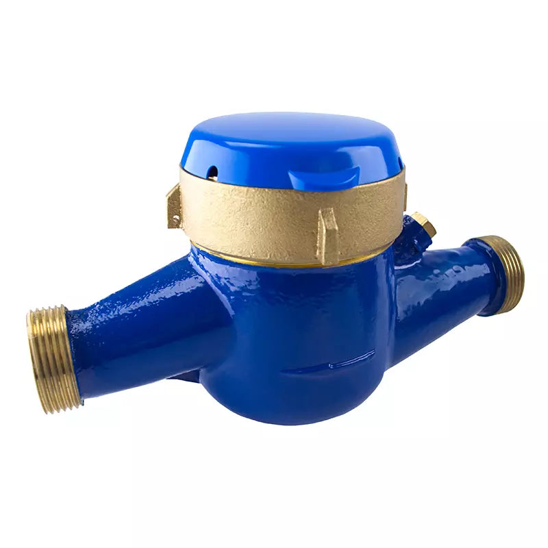 MEDIDOR AGUA  BRONCE 1" X 3/4"  "ATLANTIC"