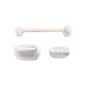 KIT ACCESORIO 3 PIEZAS BAÑO PORCELANADO