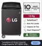 LAVADORA 13 KG CARGA SUPERIOR SMART INVERTER CON TUBO DRUM WT 13BSB (MARCA LG)
