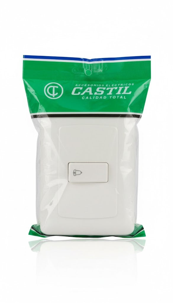 INTERRUPTOR PULSADOR SIMPLE "COMERCIAL"