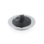 SUMIDERO LAVATORIO TAPA JEBE 2" PLATEADO
