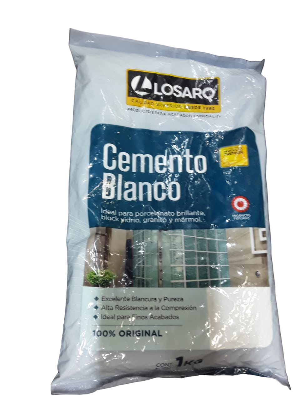 CEMENTO BLANCO 1KG "LOSARO"