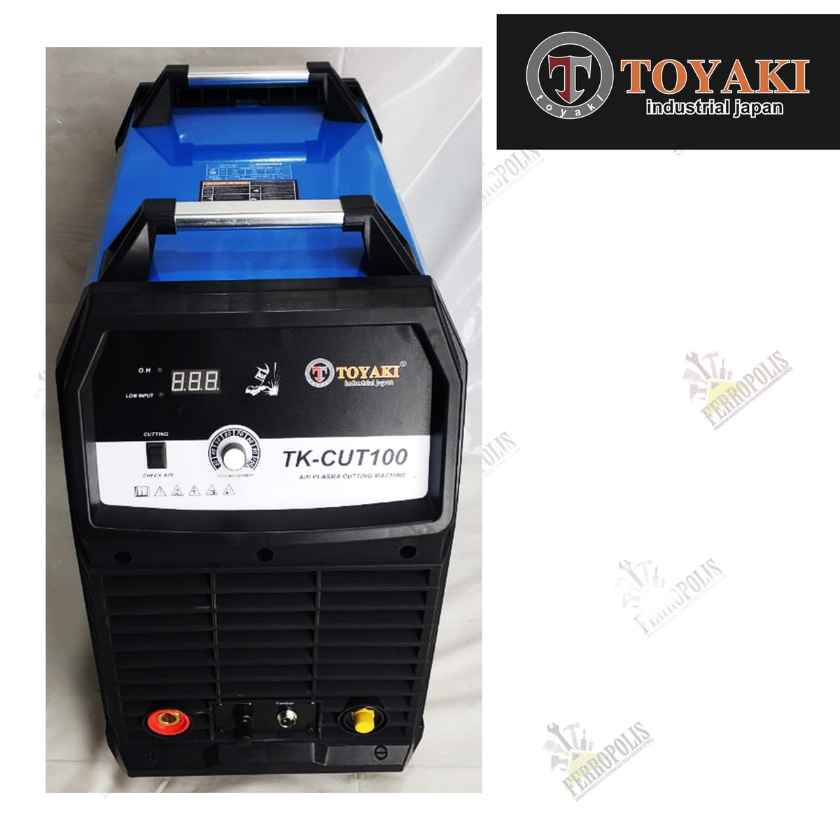 CORTADORA PLASMA TRIFASICO 100 A - 380 V - 30mm CORTE "TOYAKI JAPAN"