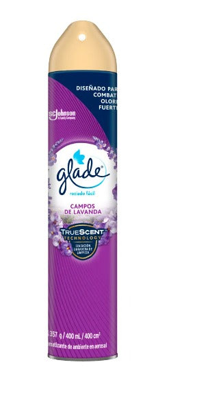 AMBIENTADOR SPRAY LAVANDA X 400ml "GLADE"