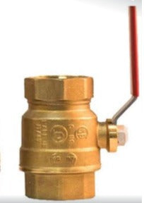 LLAVE PASO BRONCE    3/4"  "GIACOMINI" hecho en italia