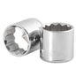 DADO CROMADO HEXAGONAL ENCASTRE 1/2" X 17MM TOOLCRAFT