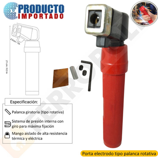 PORTA ELECTRODO GIRATORIO 300 A uso Rudo