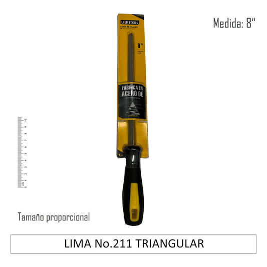 LIMA TRIANGULAR 8" "UYUSTOOLS"