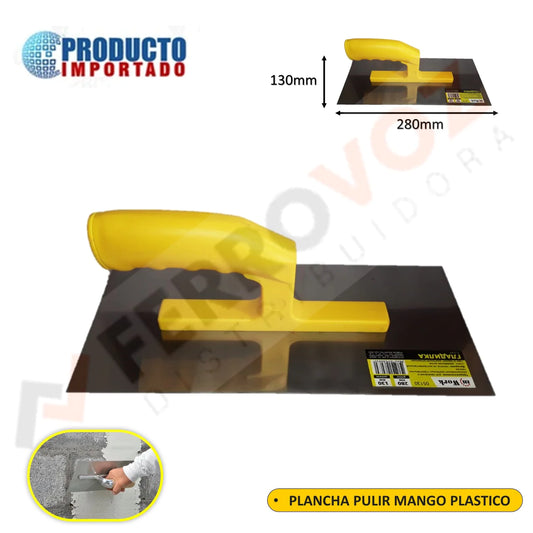 PLANCHA PULIR MANGO PLASTICO