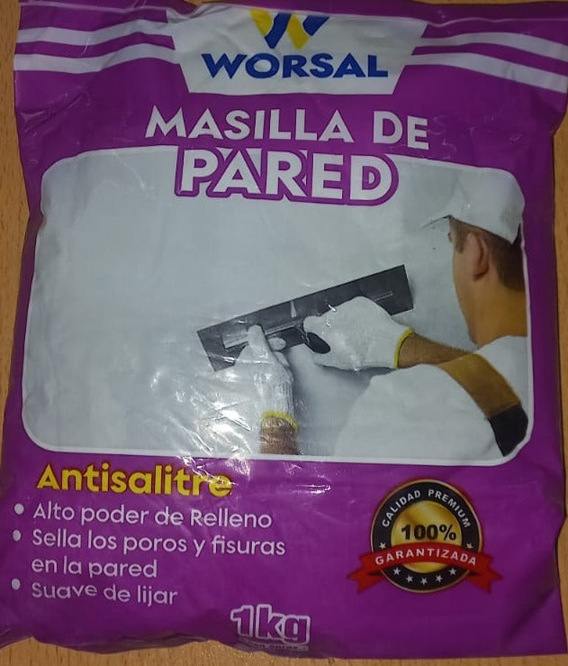 MASILLA PARED 1KG "WORSAL"