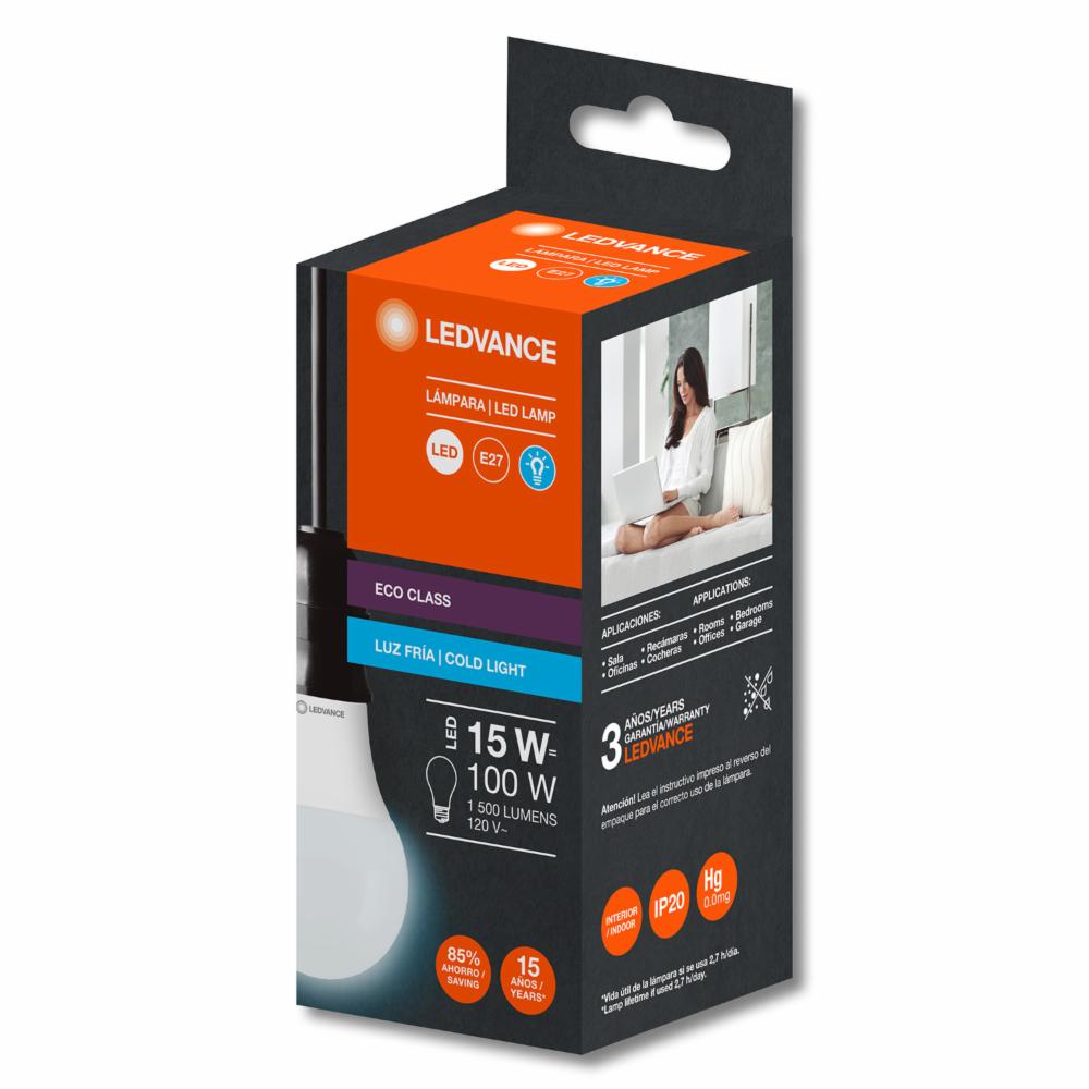 FOCO LED PERA 15W LUZ DIA "LEDVANCE"