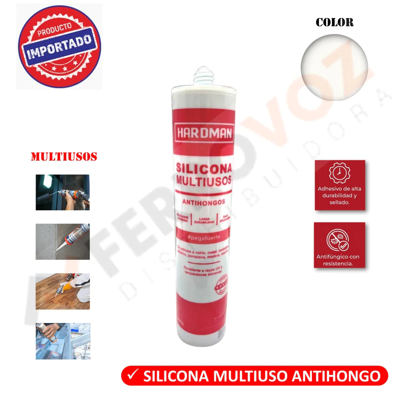 SILICONA TUBO GRIS ANTI HONGO