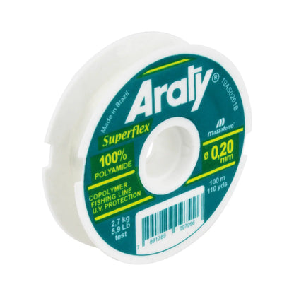 HILO PESCAR NYLON VERDE #20 "ARALY"