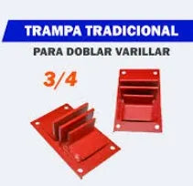 TRAMPA PARA DOBLAR FIERRO NACIONAL