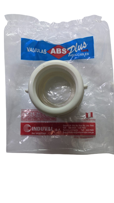 CONECTOR DESAGUE  1 1/2" - 2" "ABS"