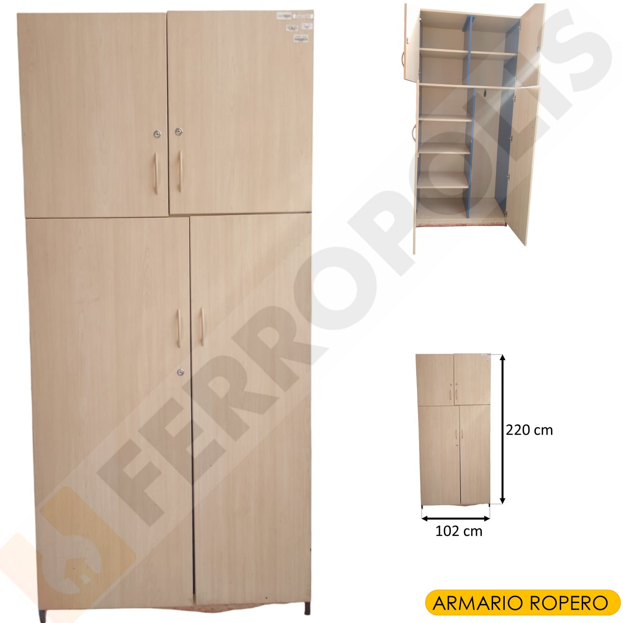Mueble seminuevo ARMARIO ROPERO 220 X 102 cm