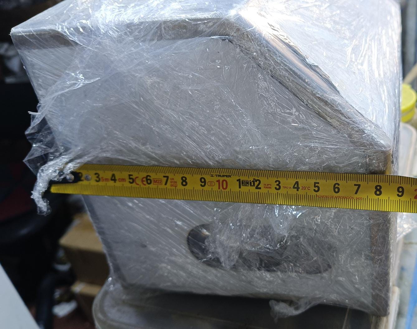 PROTECTOR ACERADO FLUXOMETRO 18.5 cm