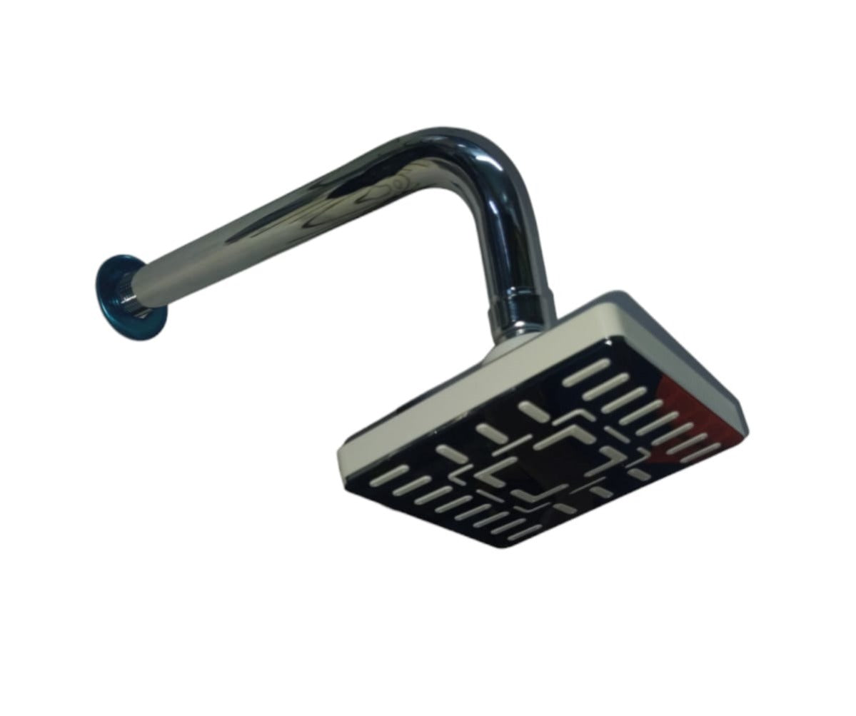 CABEZA DUCHA  CUADRADA C/BRAZO 4 1/2"  CROMADO