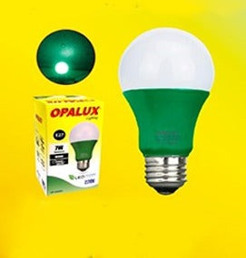 FOCO LED 7W VERDE "OPALUX"