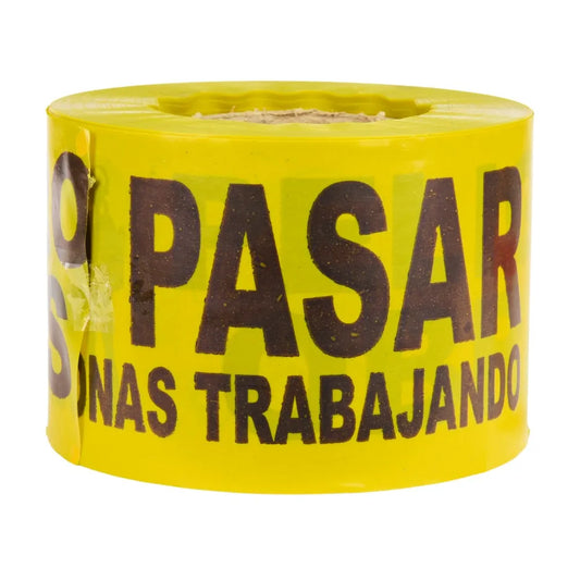 CINTA SEGURIDAD 5" X 500 MT "NO PASAR" NACIONAL