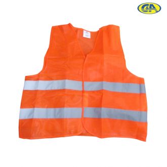 CHALECO SEGURIDAD NARANJA C/2 CINTAS REFL. XXL "C Y A"