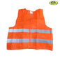 CHALECO SEGURIDAD NARANJA C/2 CINTAS REFL. XXL "C Y A"
