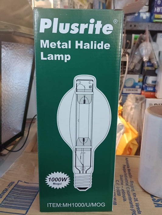 LAMPARA HALOGENURO METALICO 1000 WATTS M47/BT37 E40 " PLUSRYTE "