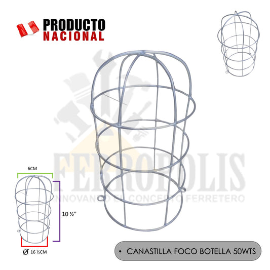 CANASTILLA  FOCO BOTELLA  50WTS