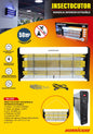 INSECTOCUTOR TUBO LED 16 W 50M2 "OPALUX"