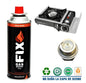 LATA GAS BUTANO 410 ML "F I X"